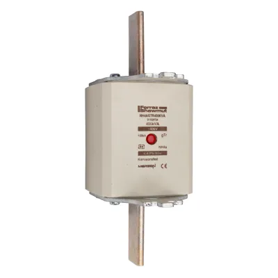 Mersen Messersicherung NH Sicherungseinsatz NH4A2GTR630KVA | gTr Gr.4a | AC 400V | 909A | 630kVA | Mittenkennmelder