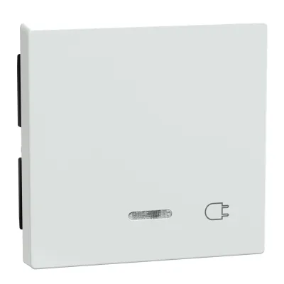 Merten Wippenabdeckung 435225 | Kontrollwippe Schalter/Taster System M | antibakteriell Thermoplast | glänzend aktivweiß