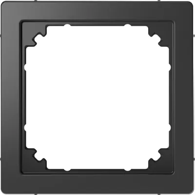Merten Adapter Zwischenrahmen MEG4080-6034 | System M zu System Design | 50x50 mm | Thermoplast | Anthrazit