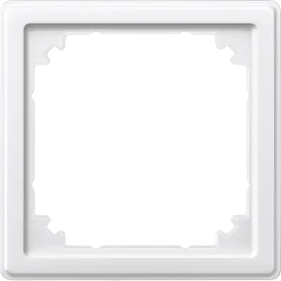 Merten Adapter 518319 | Unterputz Basiselement für System M in Aquadesign | Thermoplast | IP20 | halogenfrei | polarweiß