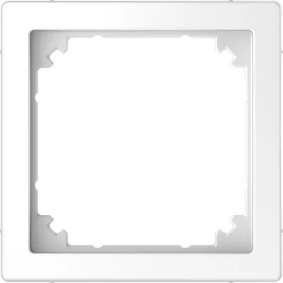 Merten Adapter für System M MEG4080-6035 | Zwischenrahmen 71x71 mm | Thermoplast brillant | Lotosweiß
