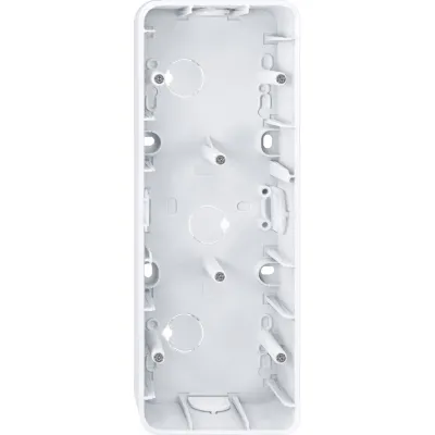 Merten Aufputzgehäuse 3-fach 519325 | Kunststoff Thermoplast | aktivweiß glänzend | IP20 | 80x224x42mm | halogenfrei