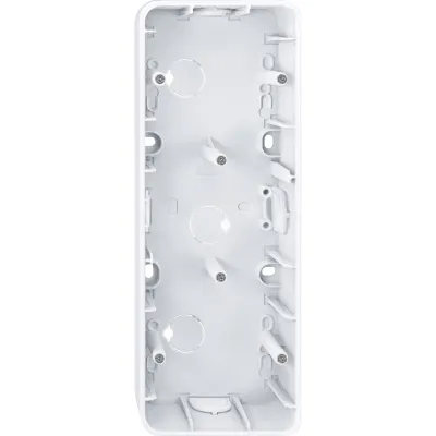 Merten Aufputzgehäuse 3-fach 519325 | Kunststoff Thermoplast | aktivweiß glänzend | IP20 | 80x224x42mm | halogenfrei