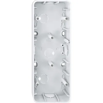Merten Aufputz-Gehäuse 3-fach 519319 | AP-Gehäuse Kunststoff | horizontal/vertikal | polarweiß glänzend | halogenfrei