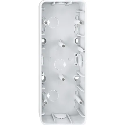 Merten Aufputz-Gehäuse 3-fach 519319 | AP-Gehäuse Kunststoff | horizontal/vertikal | polarweiß glänzend | halogenfrei