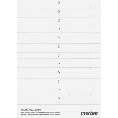 Merten Beschriftungsstreifen pws f.M-SMART-Rahmen 484100