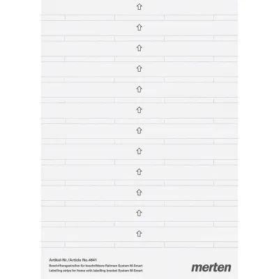 Merten Beschriftungsstreifen pws f.M-SMART-Rahmen 484100