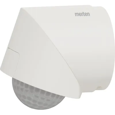Merten Bewegungsmelder MEG5641-3119 ARGUS 220-360 | 360° PIR Sensor | Aufputz | IP66 | Zigbee | Wand/Decke | weiß