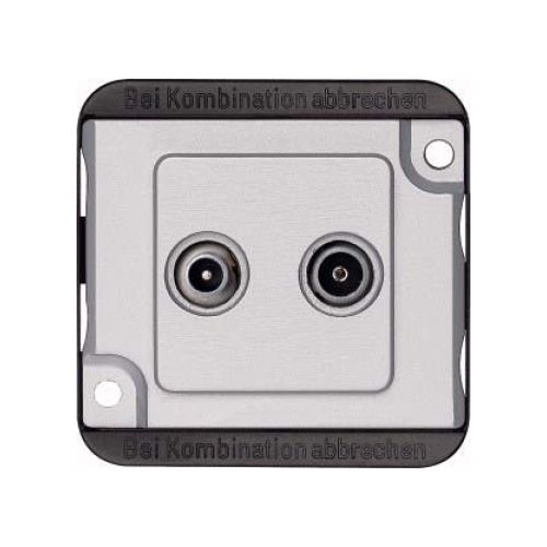 Bild: Merten BK/Sat-Antennendose ma/si Stichdose 2-fach 299460