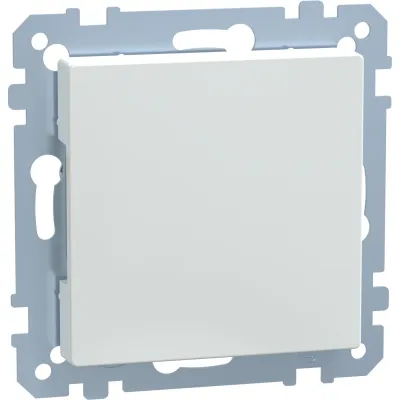 Merten Blindabdeckung 391625 System M | Unterputz | Thermoplast antibakteriell | aktivweiß glänzend | 73x73mm | RAL 9016