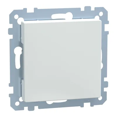 Merten Blindabdeckung 391625 System M | Unterputz | Thermoplast antibakteriell | aktivweiß glänzend | 73x73mm | RAL 9016