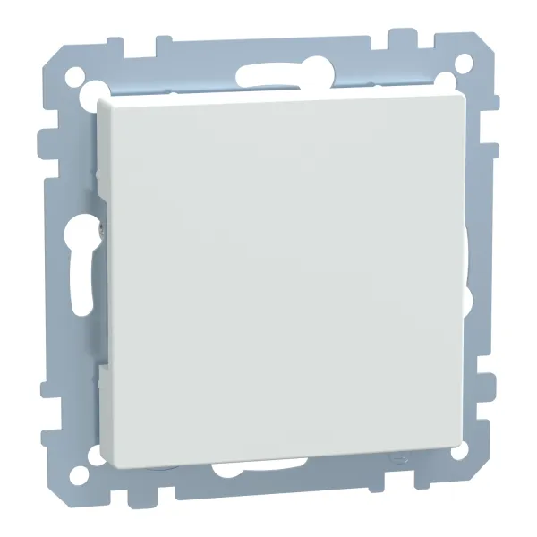 Merten Blindabdeckung 391619 System M | Unterputz | Thermoplast glänzend | 73x73 mm | halogenfrei | polarweiß