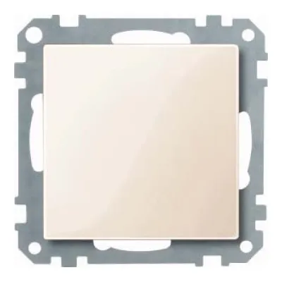 Merten Blindabdeckung 391644 | System M Unterputz | Thermoplast glänzend | cremeweiß RAL 1013 | 73x73 mm | halogenfrei