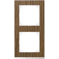 Merten Decor-Rahmen 2-fach Eiche/aktivweiß MEG4020-3674