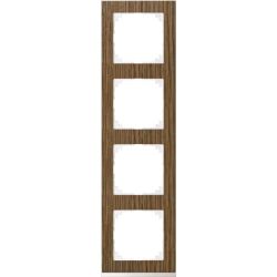 Merten Decor-Rahmen 4-fach Eiche/aktivweiß MEG4040-3674