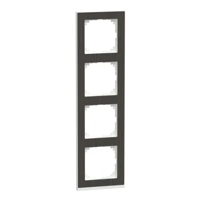 Merten Decor-Rahmen 4-fach Eiche/aktivweiß MEG4040-3674