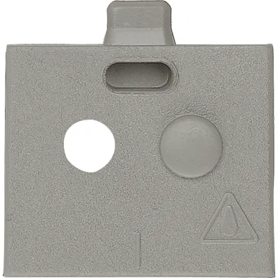 Merten Doppeleinführung MEG3961-8029 | Leitungseinführung Schieber 2-fach | Aquastar | lichtgrau RAL 7035 | 10 Stück