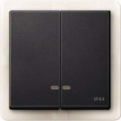Merten Doppelwippe anth Kontrollfenster IP44 MEG3424-0414