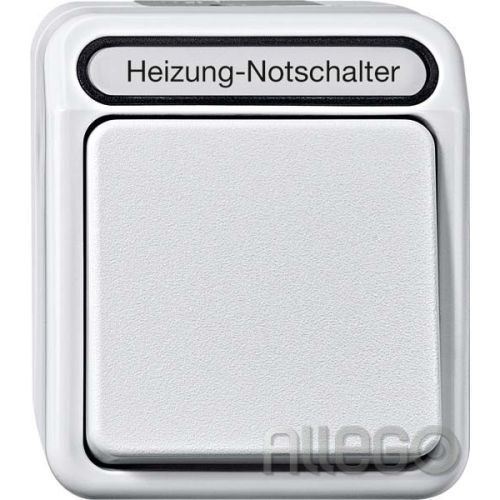 Bild: Merten Heizungs-Notschalter 2-polig, lichtgrau MEG3449-8029