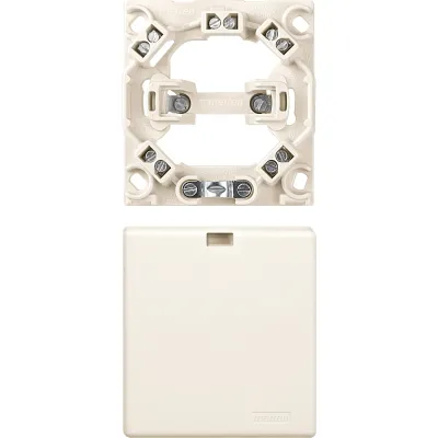 Merten Herdanschlussdose 520944 | Aufputz | 5x2,5 mm² | Schraubklemme | IP20 | halogenfrei | cremeweiß