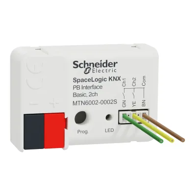Merten KNX Tasterschnittstelle MTN6002-0002S | 2-fach Binäreingang | Unterputz | Data Secure | Einbauinstallation
