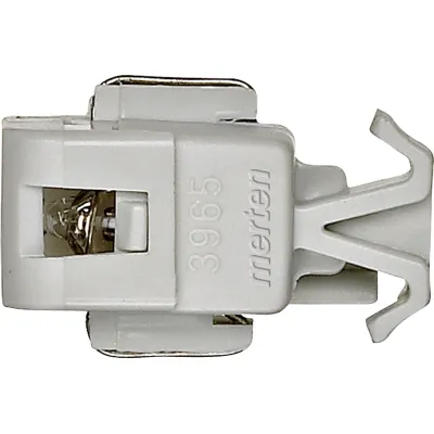 Merten Glimmlampenanhänger 396502 | Schalter-Zubehör | Glimmlampe E10 | 230V 0,65mA | mit Leuchtmittel | grau