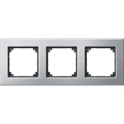 Merten M-PLAN Metallrahmen 3fach 475360 platinsilber