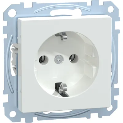 Merten SCHUKO-Steckdose MEG2301-0325 System M | Unterputz | Steckklemmen | 16A 250V | aktivweiß