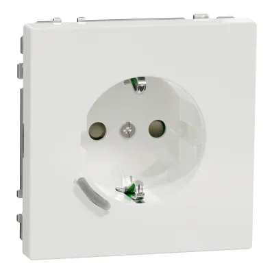 Merten Smarte Schuko-Steckdose MEG2380-6035 | Zigbee 3.0 | Smart Home | System Design | Unterputz | 16A | lotosweiß
