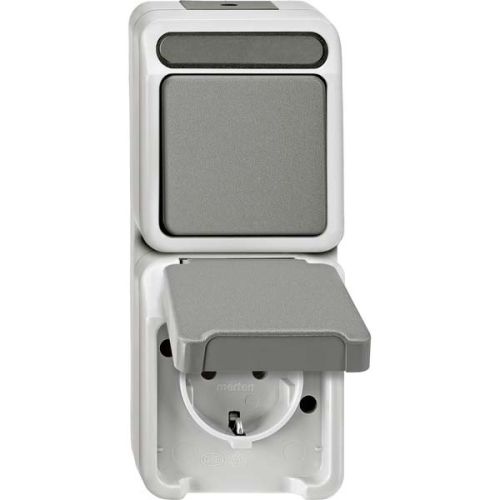 Bild: MERTEN MEG3497-8029 Steckdosenkombination UP AQUASTAR Tast