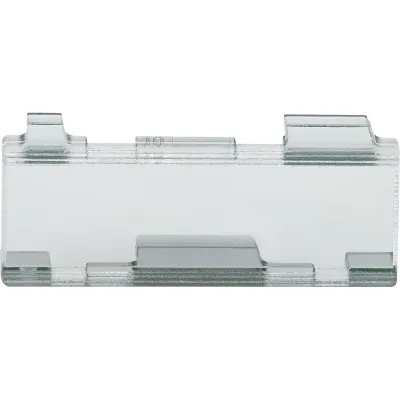 Merten MEG3952-8000 | Schriftfeld-Einsatz für AQUASTAR Steckdosen | bedruckbar | glasklar | 10 Stück