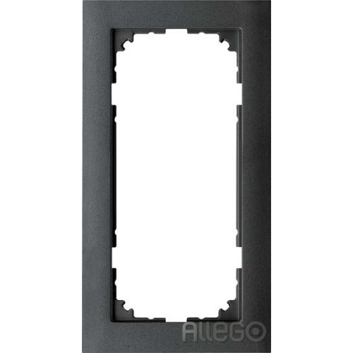 Bild: Merten MEG4025-3614 M-Pure-Rahmen 2f.ohne Mittelsteg anthr.