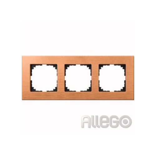 Bild: Merten MEG4053-3470 Holzrahmen, 3fach, Buche, M-PLAN