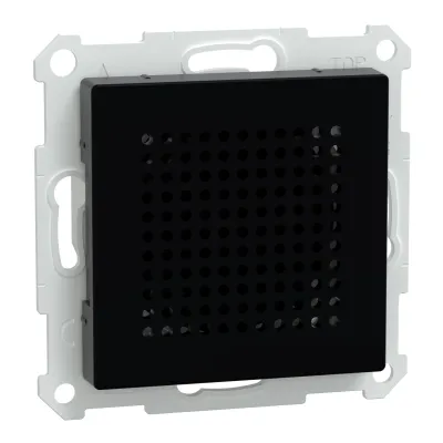 Merten UP-Lautsprecher MEG4381-0303 | System M Einbau-Lautsprecher | Schwarz | 70,8x70,8x41,1mm | IP20