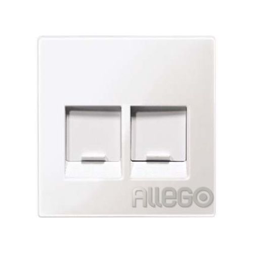 Bild: MERTEN MEG4562-0319 Zentralplatte Mod-Jack 2f System M