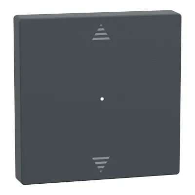 Merten Wippe 1fach MEG5215-0414 | Jalousie Taster | Pfeile Auf/Ab | System M | anthrazit matt | Thermoplast