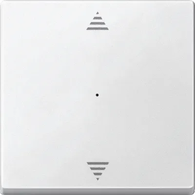 Merten Wippe für Jalousie Taster 1-fach MEG5215-0419 | System M | Pfeile Auf/Ab Symbol | polarweiß matt | Thermoplast