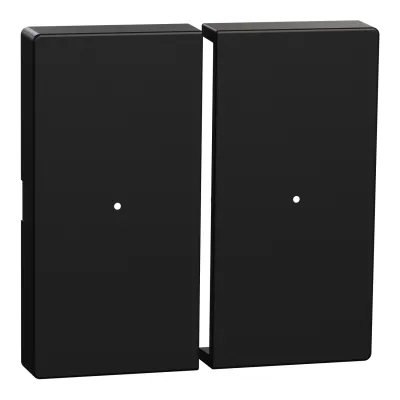 Merten Wippen MEG5220-0403 für Taster-Modul 2fach | Schalter/Dimmer Abdeckung | System M | schwarz matt | IP20
