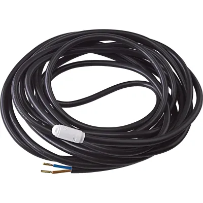 Merten Temperatursensor MEG5775-0003 | Fernfühler Fußbodenheizung | 4 m Zuleitung | Zubehör Raumthermostat | Schwarz