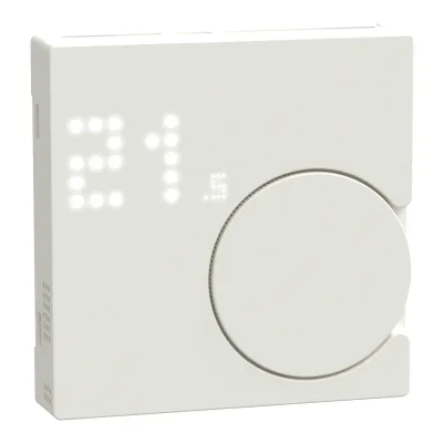 Schneider Electric Merten Raumthermostat MEG5779-0419 | Zigbee 3.0 | System M | Smart Home | UP | 230V | IP30 | weiß