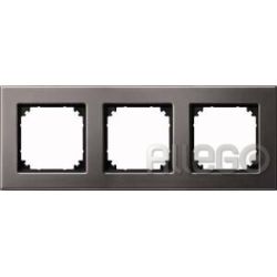 Merten Metallrahmen 3f.rho/gr waage/senkrecht 475314