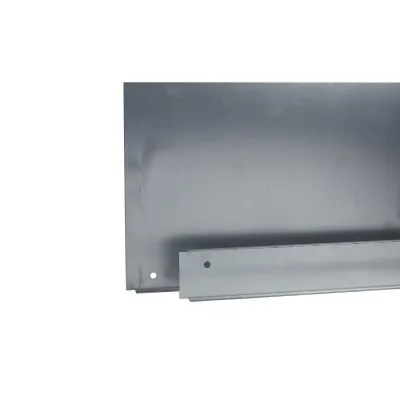 Schneider Electric Kabeleinführungsplatte NSYEC861 | 800x600 mm | verzinkter Stahl | 2-teilig | Clipbefestigung