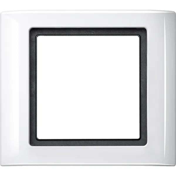 Merten Abdeckrahmen 1-fach 400119 Aquadesign | Rahmen für Schalter & Steckdose | IP44 | Unterputz | Kunststoff polarweiß