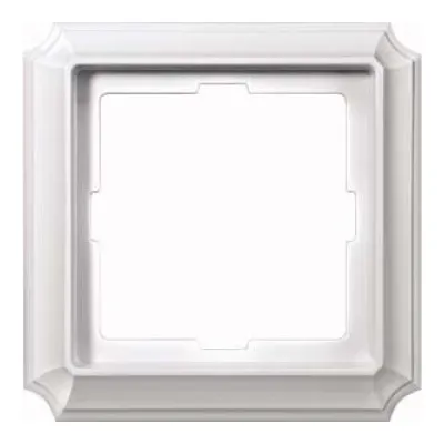 Merten Rahmen 1-fach 483119 | Antik Design | Thermoplast glänzend | Unterputz geeignet | polarweiß