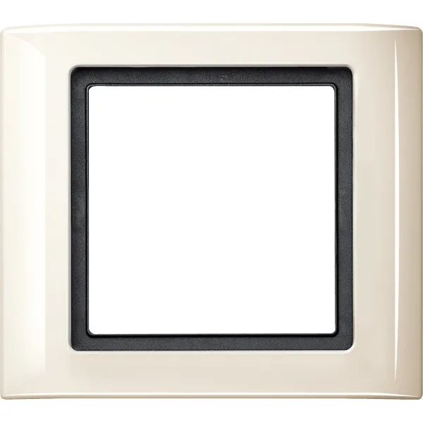 Merten Abdeckrahmen 1-fach 400144 Aquadesign | Unterputzrahmen IP44 | Thermoplast | glänzend | cremeweiß RAL 1013