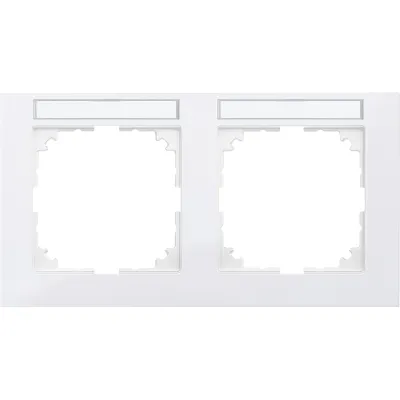 Merten Rahmen 2-fach polarweiß MEG4021-3619