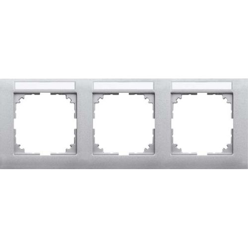Bild: Merten Rahmen 3-fach aluminium MEG4031-3660