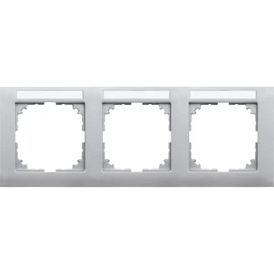 Merten Rahmen 3-fach aluminium MEG4031-3660
