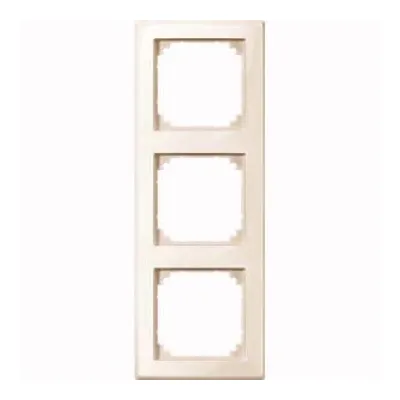 Merten Abdeckrahmen 3-fach 478344 | M-SMART Serie | Thermoplast brillant | horizontal/vertikal | IP20 | weiß glänzend