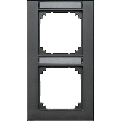 Merten Rahmen 476214 2fach senkrecht anthrazit M-PLAN